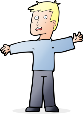 Bir insan tarafından çizilen karikatür adamı şaşırttı