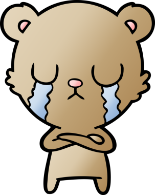 Bir insan tarafından çizilmiş bir çizgi film karakteri.