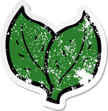 Bir insan tarafından çizilmiş karikatür yaprağının geriletilmiş yapıştırması.