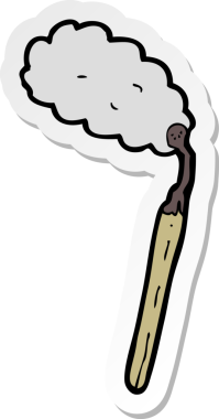 Bir insan tarafından çizilmiş bir kibrit kutusunun çıkartması.