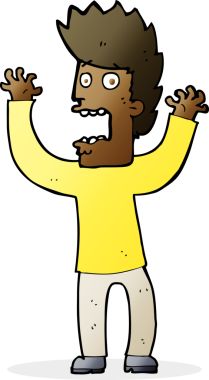 Bir insan tarafından çizilmiş karikatür.