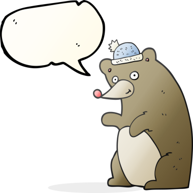 Bir insan tarafından çizilmiş serbest konuşma balonu karikatürü.