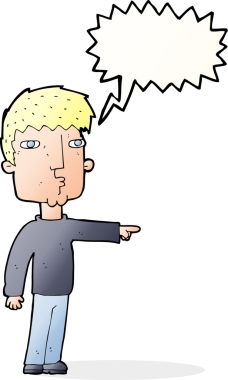 Bir insan tarafından çizilmiş düşünce baloncuğu olan bir adam.