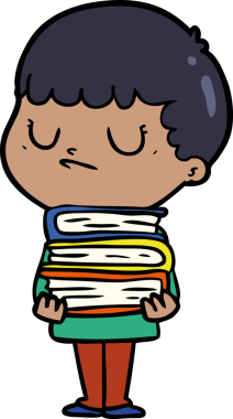 Bir insan tarafından çizilmiş huysuz çocuk çizgi filmi.