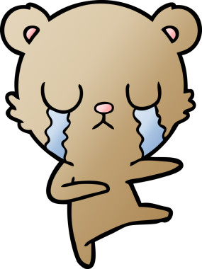 Bir insan tarafından çizilmiş bir çizgi film karakteri.