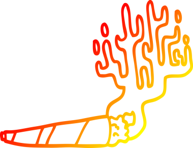 Bir insan tarafından çizilmiş bir tıbbi çanağın sıcak çizgi çizimi