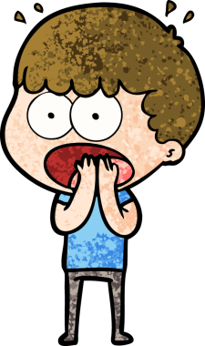 Bir insan tarafından çizilmiş bir karikatür.