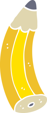 Bir insan tarafından çizilmiş düz renk çizim karikatürü.