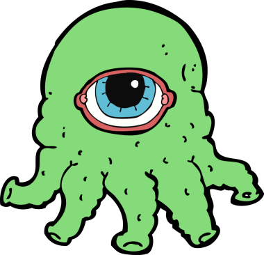 Bir insan tarafından çizilmiş uzaylı kafası.