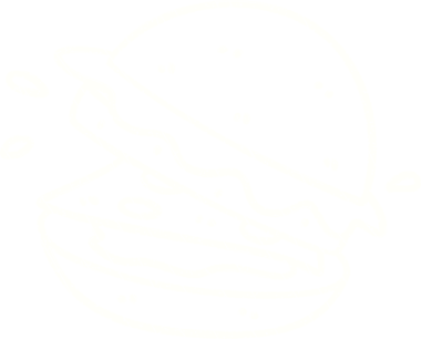 Bir insan tarafından çizilen Burger Tebeşiri