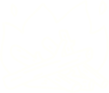 Bir insan tarafından çizilen Kamp Ateşi Tebeşiri