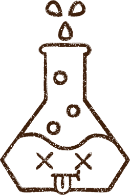 Bir insan tarafından çizilen Kimyasal Kömür Çizimi