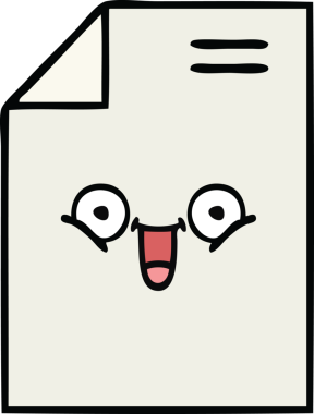 Bir insan tarafından çizilmiş bir kağıt karikatürü.