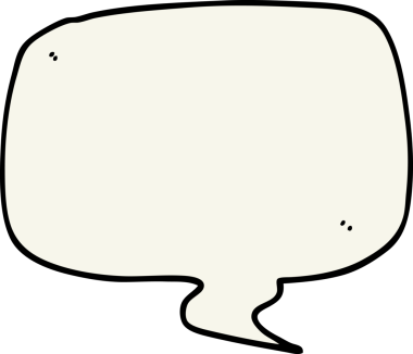 bir insan tarafından çizilmiş karikatür konuşma balonu