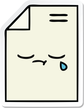 Bir insan tarafından çizilmiş şirin bir kağıt parçası.