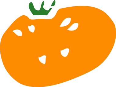 Bir insan tarafından çizilmiş karalama turuncusu.