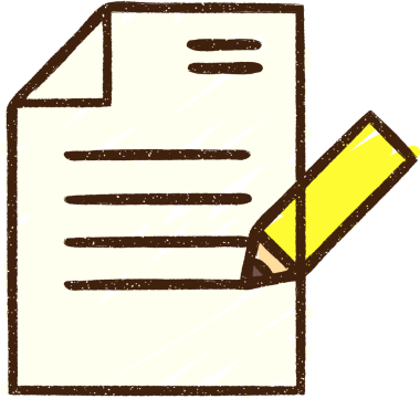 Bir insan tarafından çizilen notlar alınıyor.