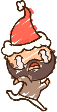 Bir insan tarafından çizilen Noel Adam Tebeşiri