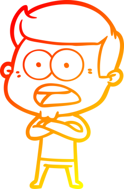 İnsan tarafından çizilmiş bir çizgi film karakteri.