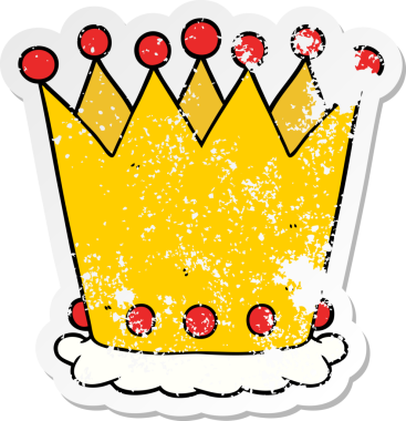 Bir insan tarafından çizilmiş karikatür kaplamasının sıkıntılı etiketi.