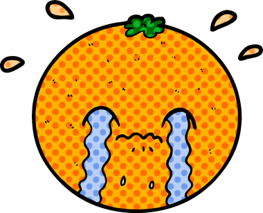 Bir insan tarafından çizilmiş turuncu çizgi film.