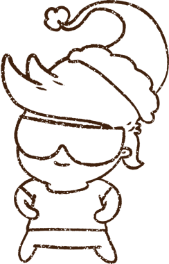 Bir insan tarafından çizilen Güneş Gözlüğü Ahbap Kömürü