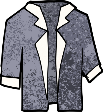 Bir insan tarafından çizilmiş karikatür giysisi.