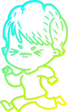 Bir insan tarafından çizilmiş karikatür çizimi.