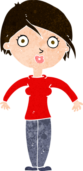 Bir insan tarafından çizilmiş bir karikatür.