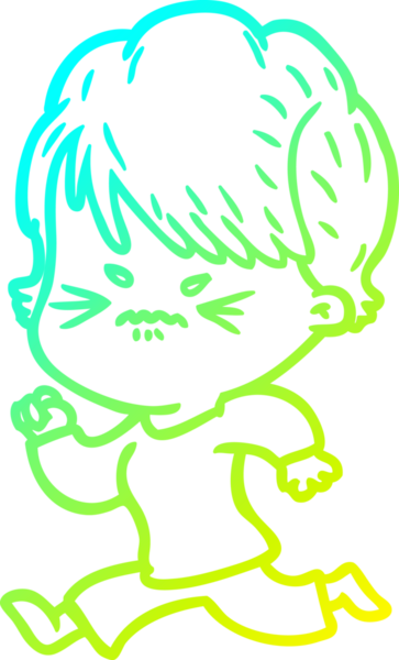 Bir insan tarafından çizilmiş karikatür çizimi.