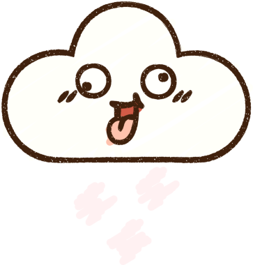 Bir insan tarafından çizilen Çılgın Bulut Tebeşiri