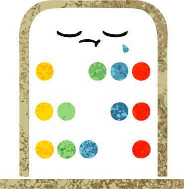 Bir insan tarafından çizilmiş abaküsün retro illüstrasyon tarzı karikatürü