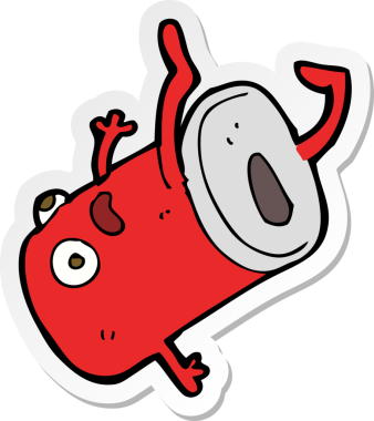 Bir insan tarafından çizilmiş eski bir içki etiketi.