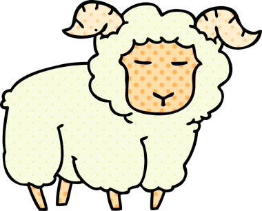 Bir insan tarafından çizilmiş çizgi roman tarzı tuhaf bir karikatür.