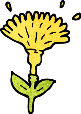 Grunge desenli karikatür açılışı bir insan tarafından çizilmiş.