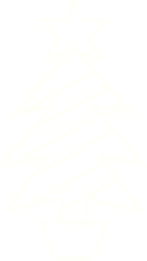 Bir insan tarafından çizilmiş Noel Ağacı Tebeşiri