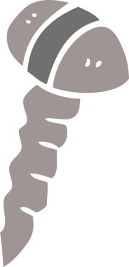 Bir insan tarafından çizilmiş bir vida karalaması.