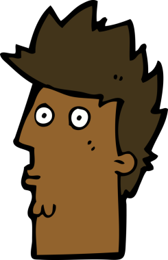 Bir insan tarafından çizilmiş karikatür.