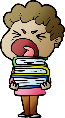 Bir insan tarafından çizilmiş öfkeli bir adam.