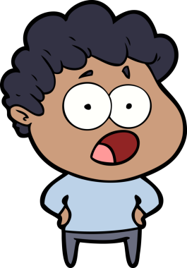 Bir insan tarafından çizilmiş bir karikatür.