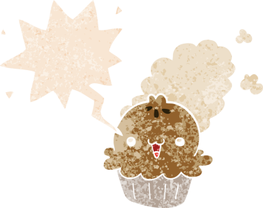 Bir insan tarafından çizilmiş grunge dertli retro biçimli konuşma baloncuklu şirin çizgi film turtası