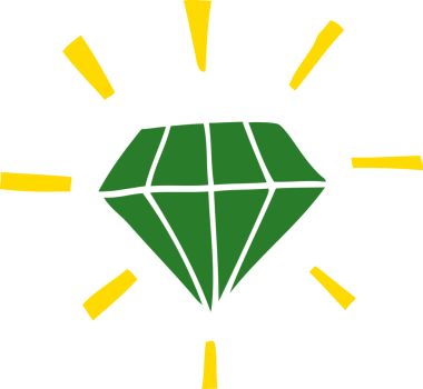 Bir insan tarafından çizilmiş düz renkli dövme elması.