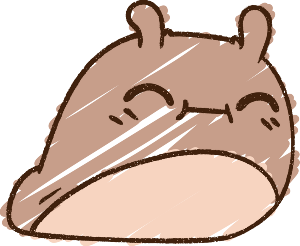 Bir insan tarafından çizilen Sümüklüböcek Tebeşiri