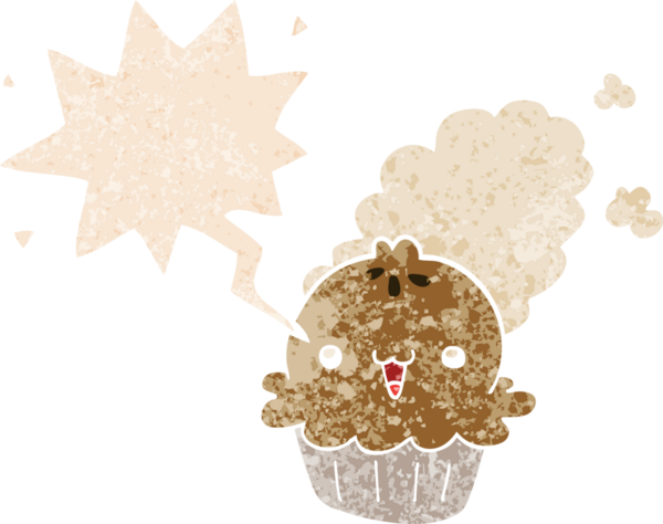 Bir insan tarafından çizilmiş grunge dertli retro biçimli konuşma baloncuklu şirin çizgi film turtası