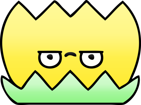 Bir insan tarafından çizilmiş bir nilüfer çiçeğinin gölgeli karikatürü.