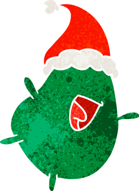 Bir insan tarafından çizilmiş kawaii fasulyesinin eski bir karikatürü.