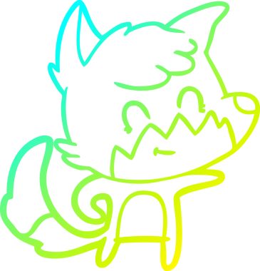 Bir insan tarafından çizilmiş soğuk hava çizgisi.