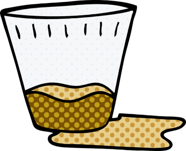 Bir insan tarafından çizilmiş karalama espresso.