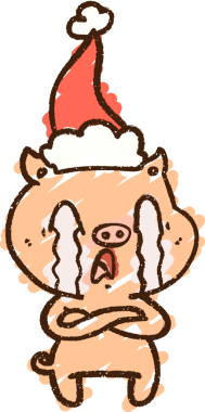 Ağlayan Domuz Tebeşiri Bir insan tarafından çizilmiş