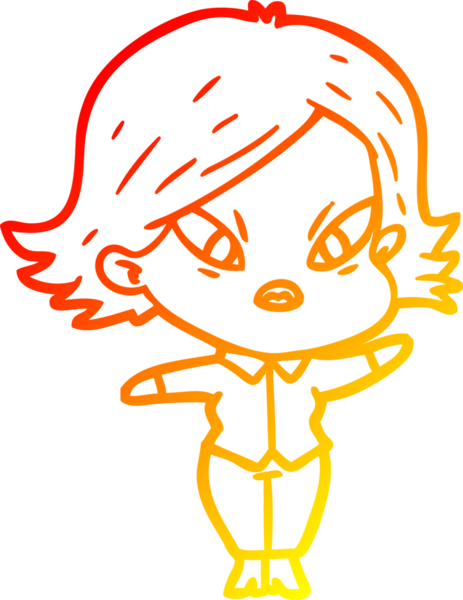 Bir çizgi film karakteri, bir insan tarafından çizilmiş...